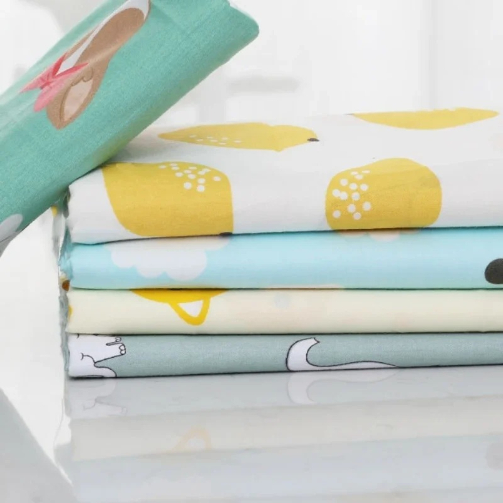 Baby Clothing Organic - Tkanina z czystej bawełny z nadrukiem,