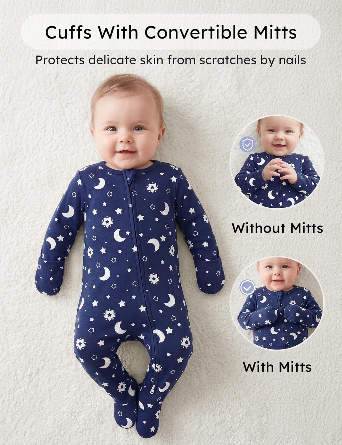 Piżamy niemowlęce 100% bawełna – Baby Clothing Organic recenzja i cena